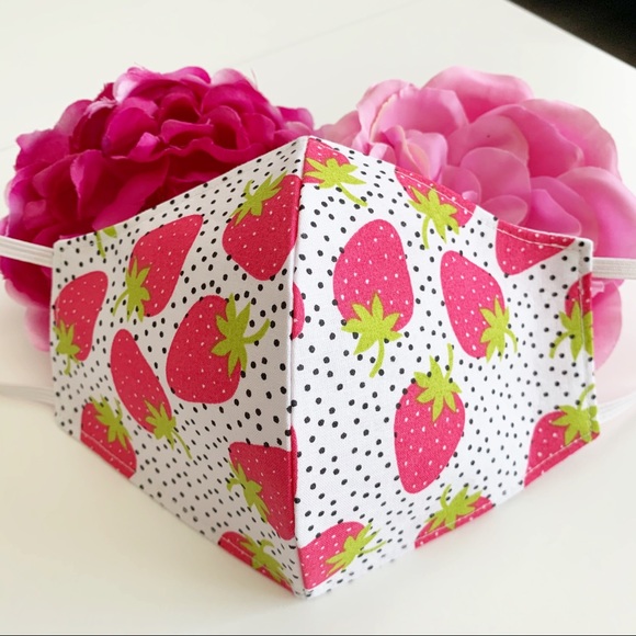 3 for $25 Triple Layer Handmade Face Mask - Picture 2 of 7